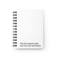 People Journal — Spiral-Bound Minimalist Notebook for Leaders