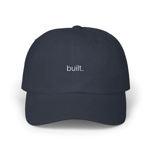Built. Classic Cap — Minimalist Statement Baseball Hat